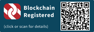 QrCode for Blockchain Registration Graphic