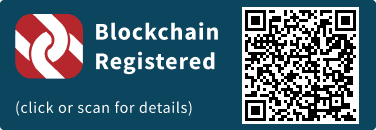 QrCode for Blockchain Registration Graphic