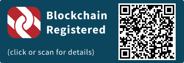 QrCode for Blockchain Registration Graphic