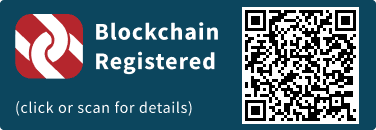 QrCode for Blockchain Registration Graphic