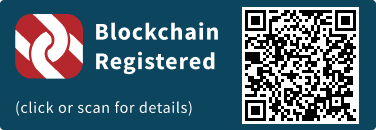 QrCode for Blockchain Registration Graphic