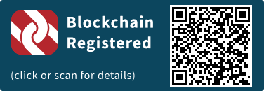 QrCode for Blockchain Registration Graphic