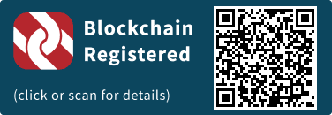 QrCode for Blockchain Registration Graphic