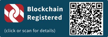 QrCode for Blockchain Registration Graphic