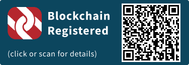 QrCode for Blockchain Registration Graphic