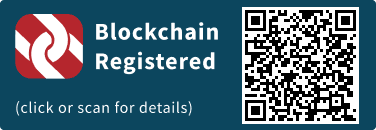 QrCode for Blockchain Registration Graphic