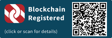 QrCode for Blockchain Registration Graphic