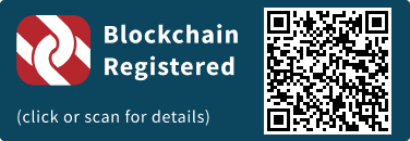 QrCode for Blockchain Registration Graphic
