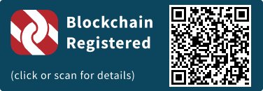 QrCode for Blockchain Registration Graphic