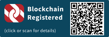 QrCode for Blockchain Registration Graphic