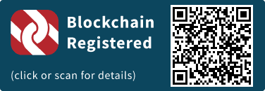 QrCode for Blockchain Registration Graphic
