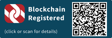 QrCode for Blockchain Registration Graphic