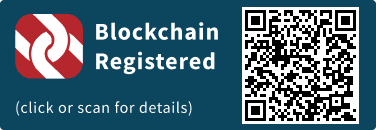 QrCode for Blockchain Registration Graphic