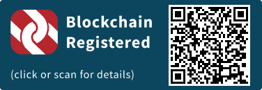QrCode for Blockchain Registration Graphic