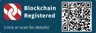 QrCode for Blockchain Registration Graphic