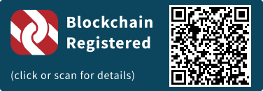QrCode for Blockchain Registration Graphic