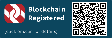 QrCode for Blockchain Registration Graphic