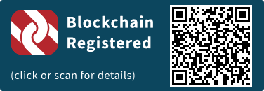 QrCode for Blockchain Registration Graphic