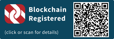 QrCode for Blockchain Registration Graphic