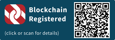 QrCode for Blockchain Registration Graphic