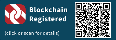 QrCode for Blockchain Registration Graphic