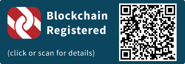 QrCode for Blockchain Registration Graphic