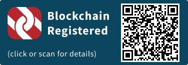 QrCode for Blockchain Registration Graphic
