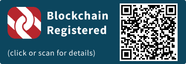 QrCode for Blockchain Registration Graphic