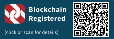 QrCode for Blockchain Registration Graphic