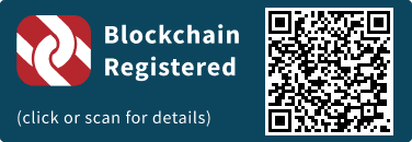QrCode for Blockchain Registration Graphic