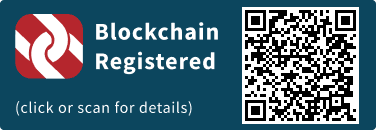 QrCode for Blockchain Registration Graphic