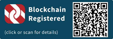 QrCode for Blockchain Registration Graphic