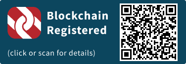 QrCode for Blockchain Registration Graphic