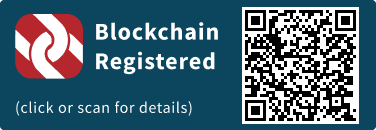 QrCode for Blockchain Registration Graphic