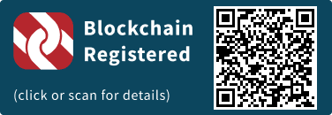 QrCode for Blockchain Registration Graphic