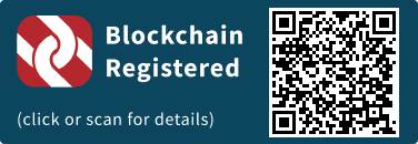 QrCode for Blockchain Registration Graphic