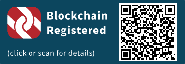 QrCode for Blockchain Registration Graphic