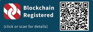 QrCode for Blockchain Registration Graphic