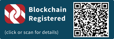 QrCode for Blockchain Registration Graphic