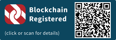 QrCode for Blockchain Registration Graphic