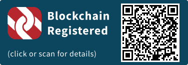 QrCode for Blockchain Registration Graphic