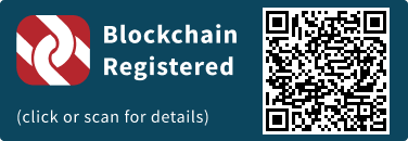 QrCode for Blockchain Registration Graphic