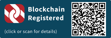 QrCode for Blockchain Registration Graphic