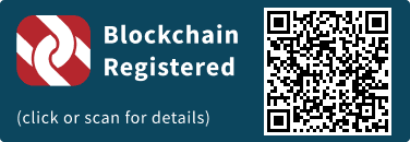 QrCode for Blockchain Registration Graphic