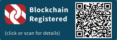 QrCode for Blockchain Registration Graphic