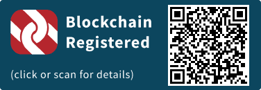 QrCode for Blockchain Registration Graphic
