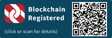 QrCode for Blockchain Registration Graphic