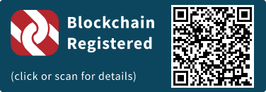 QrCode for Blockchain Registration Graphic