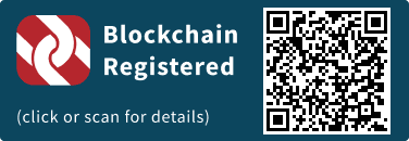QrCode for Blockchain Registration Graphic