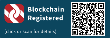 QrCode for Blockchain Registration Graphic
